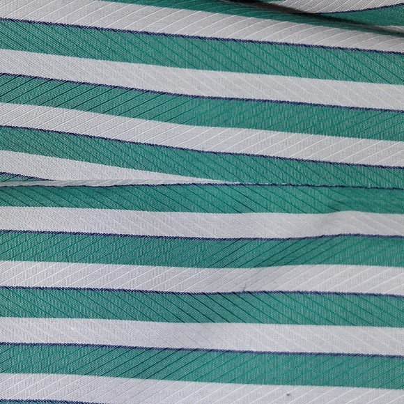 Foxcroft Wrinkle Free Striped Button Front L - Picture 5 of 7
